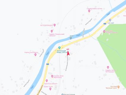 Билборд A в Ворохте, 3x6  смт Ворохта, Грушевського вул. схема