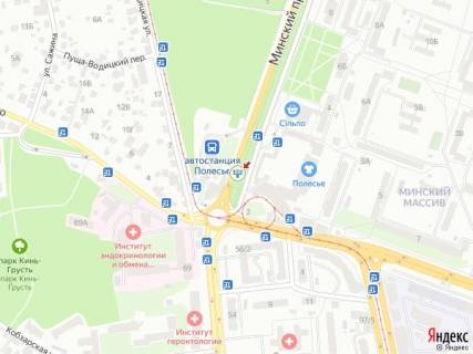 Призма B в Киеве просп. Литовський (Мінський)., 2, навпроти, в сторону Полярна вул. - 240611 схема