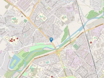 Билборд A в Ивано-Франковске, 3x6  Галицька вул. - Целевича вул. схема