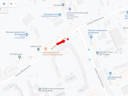 Billboard A in Kyiv, 3x6  Zmerins'ka st., 26 - st. Geroiv Kosmosu, v storonu st. Svatosins'ka scheme