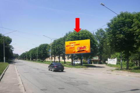 Билборд A в Дрогобыче, 3x6  Грушевского вул., біля швейної фабрики фото 1