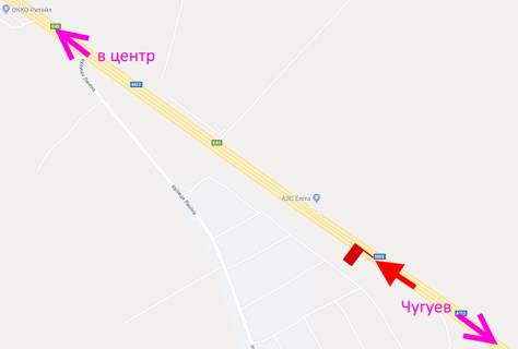 Білборд, Бігборд (Борд)  A у Траса, 3x6  Траса Харків - Ростов-на-Дону (М03), АЗС "Аеліта", (5), в'їзд в місто схема