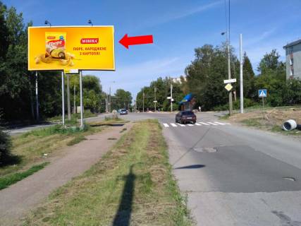 Білборд, Бігборд (Борд)   у Тернополі, 3x6  Бережанська вул. / Тролейбусна вул., роздільник, в центр Фото 1