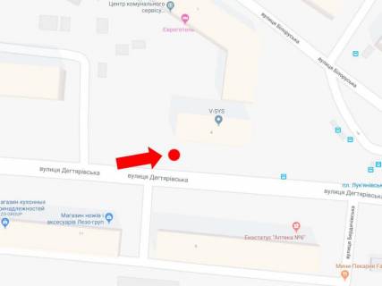 Билборд B в Киеве Дегтяревская ул., 4 А, возле ст. м. "Лукьяновская", Лукьяновского рынка, в центр схема