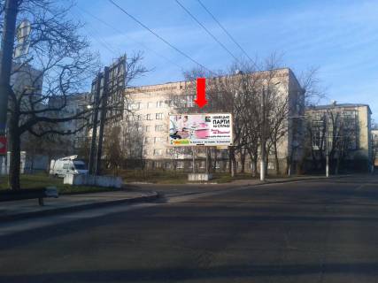 Billboard  in Zhytomyr, 3x6  Cudnivs'ka st. (kol. Cernahivs'kogo st.) , 18 (1 misce) Photo 1