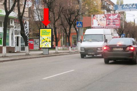 Ситилайт  в Кропивницкий (Кировоград), 1.8x1.2  В. Перспективна вул. (кол. Маркса вул.), 8, біля Приватбанку фото 1
