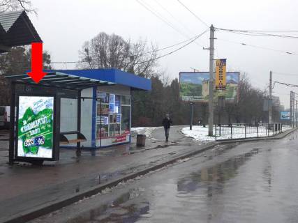 Ситилайт B в Львове, 1.8x1.2  Кульпарківська вул. 95, (зуп. "Кульпарків"), з центру фото 1