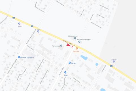 Билборд  в Славуте, 3x6  Хмельницького вул. схема