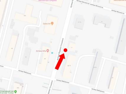 Видеоборд A в Киеве Гетьмана вул., 17, навпроти ТРЦ "Космополіт", в сторону ст. м. "Шулявська" - 300360 схема