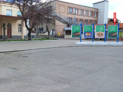 Ситилайт A в Черкассах, 1.7x1  Володимира Ложешнікова (Крупської) вул., 1, Привокзальна площа, (4) фото 1