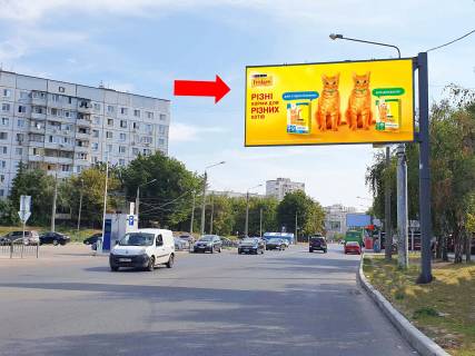 Білборд, Бігборд (Борд)  A у Харкові, 3x6  Ахсарова вул. - вул. Целіноградська, в сторону ст.м. "Олексіївська", пр. Свободи Фото 1