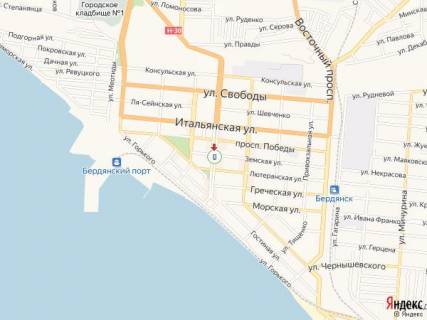 Citylight A in Berdyansk Azovskij av., 41, naprotiv scheme
