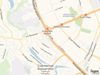 Скроллер A в Киеве Кольцевая дорога, разделитель, возле McDonald's, супермакетов Billa, JYSK - съезд на просп. Леся Курбаса (50-річчя Жовтня)., в сторону просп. Берестейський (Перемоги) - 214578 схема