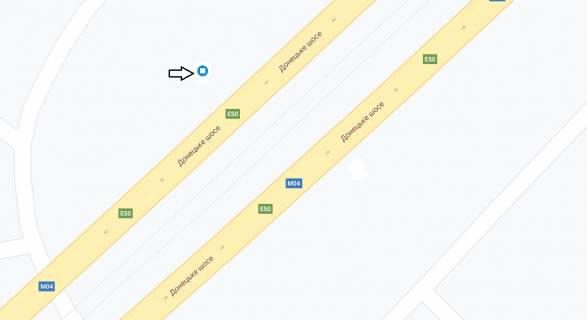 Билборд B в Днепр (Днепропетровск), 6х3  в'їзд на Кайдацький міст з Лівого берега схема