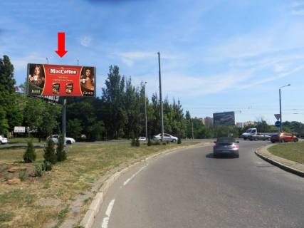 Билборд  в Одессе, 3x6  Грушевського вул. / Балківська вул., біля АЗС "Amic", шляхопровід, від вул. Бугаївська фото 1