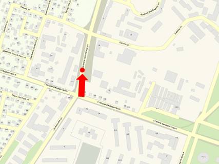 Билборд  в Тернополе, 3x6  Коновальця вул., 3, роздільник, в бік Злуки пр. схема