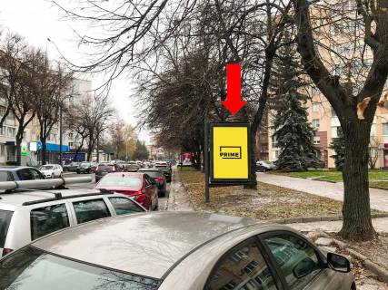 Ситилайт A в Ровно, 1.8x1.2  Адама Міцкевича вул. (вул. Дулібська (Гастелло))., 1, біля готелю "Мир" фото 1