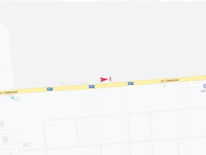 Билборд B в Бурлачьей Балке, 3x6  Північна вул. схема