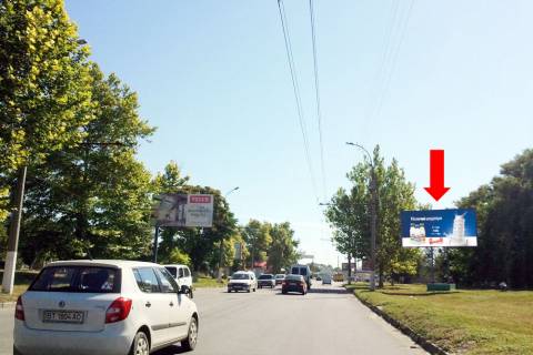 Билборд  в Херсоне, 3x6  Чорновола шосе (кол. Кіндійське шосе), 40, кільце, ТРЦ "Салют" фото 1