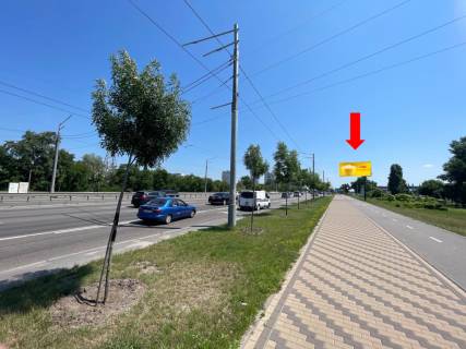 Видеоборд A в Киеве, 3x6  Бандери пр. (колиш. Московський пр.) 28, біля супермаркету "Метро", в бік Північного мосту - 583797 фото 1