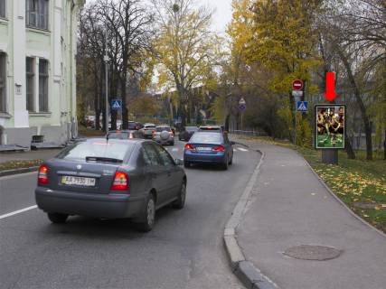 Ситилайт  в Киеве, 1.8x1.2  Паркова дорога вул., 3/5, перед КВЦ "Парковий", в бік Грушевського вул., Європейської пл. фото 1
