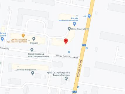 Видеоборд A в Виннице Гетьмана Мазепи (колишня Чехова) вул., 8-А, аптека "Конекс", прайс за ролик 10 сек 1 вихід/5 хвилин, на двосторонньому екрані, від 144 виходів на день. Розрахунок для інших параметрів трансляції уточнюйте у менеджера. - 301264 схема