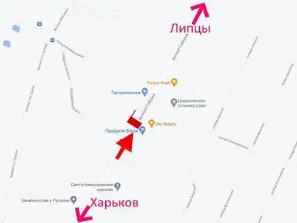 Билборд B в Циркунах, 3x6  с. Циркуни, Соборна вул. - Кооперативна вул., у бік с. Липці, верхній схема