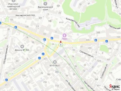 Ситилайт B в Киеве Рейтарська вул. - Львівська пл. схема