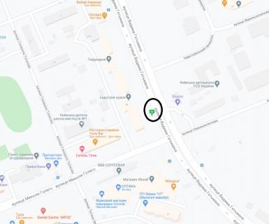 Скроллер B в Киеве Гетьмана вул., 38 - 293075 схема