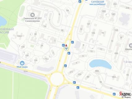 Призма A в Киеве Гонгадзе пр., 3, в сторону просп. Європейського Союзу (Правди) - 240601 схема
