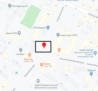 Билборд A в Ивано-Франковске, 3х6  Пд.Бульвар - В.Великого перехрестя лівий       центр             схема
