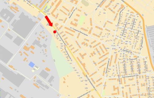 Билборд A в Кременчуге, 3x6  Республіканська вул., 65 / Манагарова вул. схема