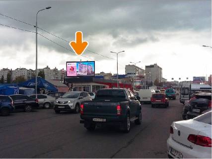 Видеоборд B в Харькове Павлова вул. - Нескорених вул. (колиш. Героїв Праці вул.)., в центр, вартість за 60 виходів на годину ролика тривалістю - 8 сек. - 291725 фото 1