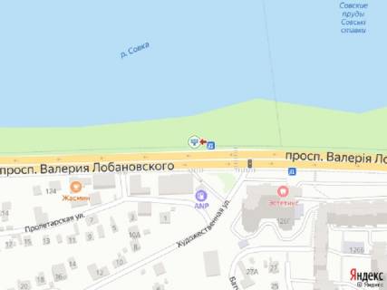 Білборд, Бігборд (Борд)  A у Києві Лобановського пр. (колиш. Червонозоряний) - Художня вул., на світлофорі, в сторону Севастопольської пл., прайс за трансляцію ролика 10 сек 1вихід / 80 сек, з 0:00 до 23:59 схема