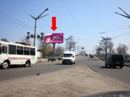 Билборд B в Черкассах, 3x6  Хіміків пр. / Смілянська вул., в''їзд на міст фото 1