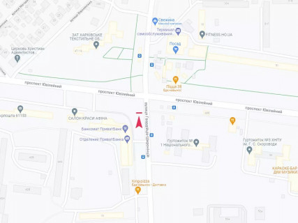 Білборд, Бігборд (Борд)  B у Харкові, 3x6  Гвардійців-Широнінців вул., 15/46, (2) схема