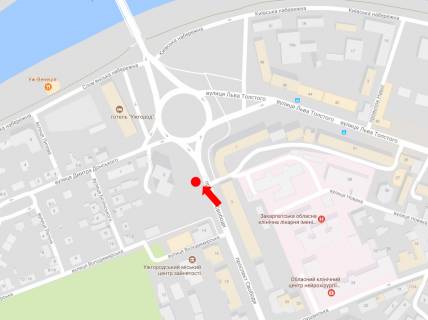 Ситилайт  в Ужгороде, 1.8x1.2  Свободи пр., 2, в бік Дружби Народів пл., зупинка схема