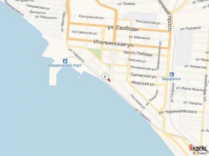 Сiтiлайт A у Бердянську Горького ул., 39 схема