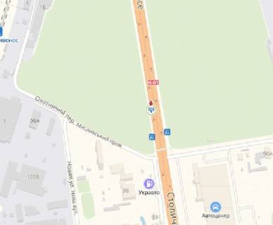 Призма A в Киеве Столичне шосе, 450 м від Новопіроговкой вул., з м Київ - 291193 схема
