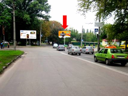 Билборд A в Черкассах, 3x6  Благовісна вул., 571 / Добровольського вул., в центр фото 1
