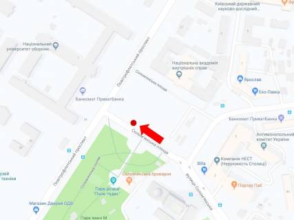 Видеоборд A в Киеве, 2.3x3.14  Солом'янська пл., на світлофорі, в бік пр. Повітряних Сил (колиш. пр. Повітрофлотський) - 220348 схема