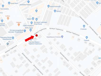 Билборд A в Харькове, 3x6  Тюрінская вул., 148, ринок "Барабашово", до пр. Павлова схема