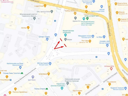 Видеоборд A в Киеве, 12x5  Велика Васильківська вул. (Червоноармійська).,  5, БЦ "Арена Сити", 2 екрани розміром 12.48x4.8 - 642980 схема
