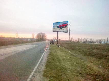 Билборд A в Барышевке, 3x6  смт Баришівка, в'їзд у місто з траси Київ-Харків фото 1