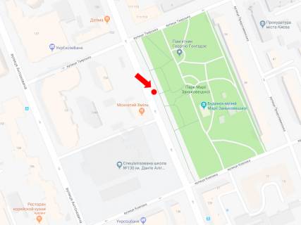 Ситилайт  в Киеве, 1.8x1.2  В. Васильківська вул., навпроти буд. 124, в сторону ст. м. "Либідська" схема
