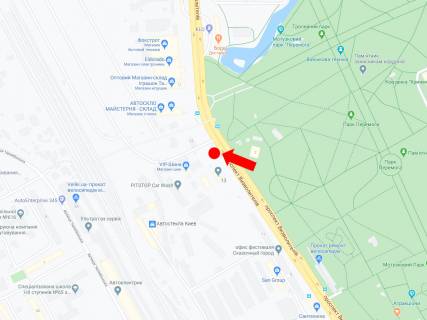 Billboard  in Kyiv, 3x6  Vizvoliteliv av., 15, bila supermarketiv "Fokstrot" i "El'dorado", v storonu bst. Perova scheme