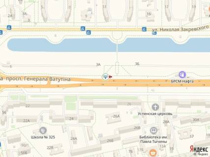 Prismatron, Prism A in Kyiv Suhevica av. (kolis. Vatutina), 26, navproti, v centr - 197128 scheme