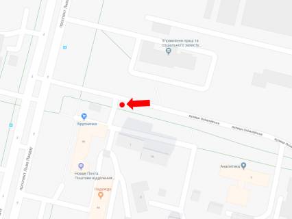 Билборд  в Харькове, 3x6  Олімпійська вул. / Ландау пр. (кол. 50 років СРСР пр.), в бік просп. Льва Ландау (50-річчя СРСР) схема