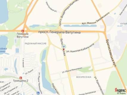 Призма A в Киеве Воскресенський (Перова б-р) проспект., 48 - Кибальчича вул., в сторону Троєщини - 215013 схема