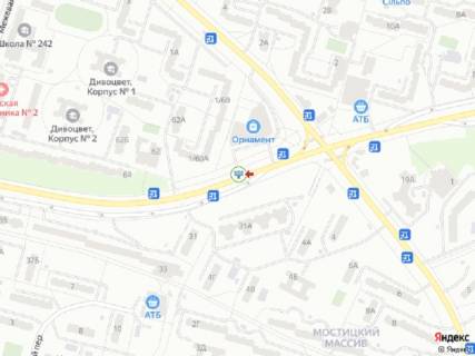 Видеоборд A у Києві просп. Європейського Союзу (Правди)., 58, ТЦ "Орнамент" (супермаркет Сільпо, магазин Будинок іграшок), прайс за трансляцію ролика 10 сек 1вихід/90 сек, з 0:00 до 23:59 - 401990 схема